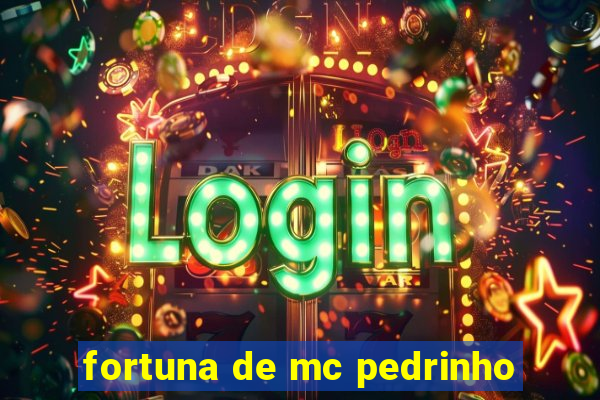 fortuna de mc pedrinho